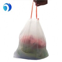 biodegradable plastic shopping durable promotional carry cheap drawstring bag dust bags poly plastic bags printing on roll